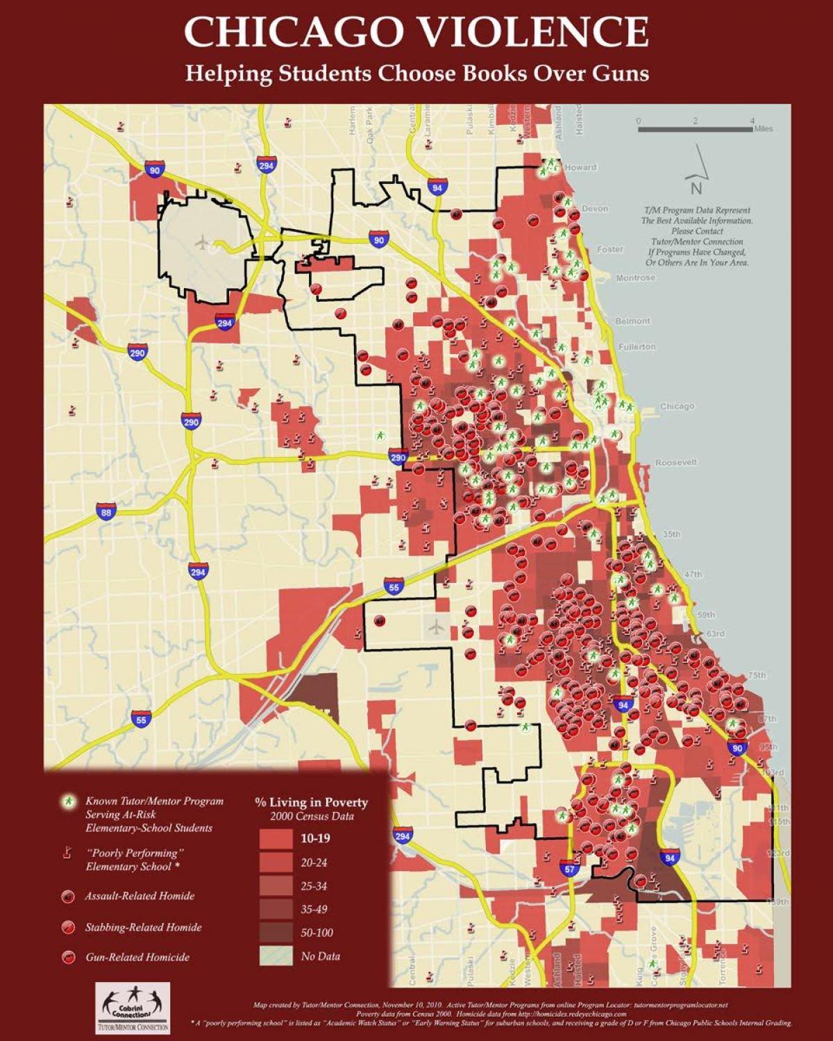 kartu kriminala u Chicagu