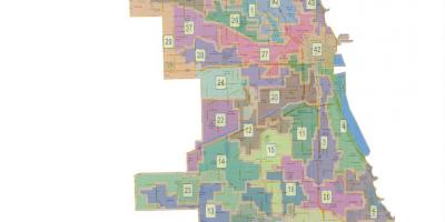 Grad Chicago Ward karti