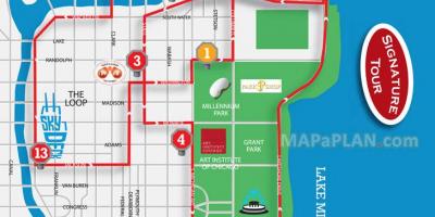 Chicago veliki bus tour karti