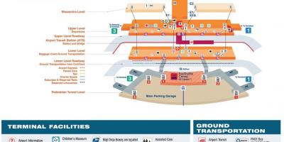 Karta zračna luka Chicago OGA