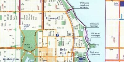 Chicago велодорожку karti