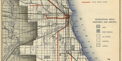 Karta podzemne željeznice Chicago