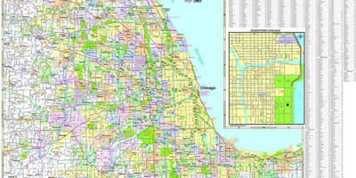 Karta autoceste Chicago