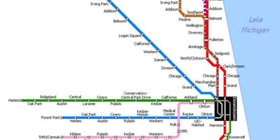 Metro Chicago metro kartica