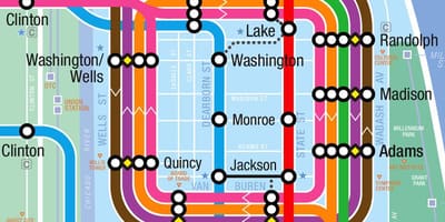 Chicago na karti